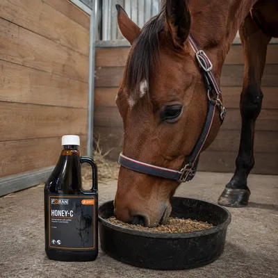FARNAM - Sirop Respiratoire Cheval - Honey + C FARNAM - Sirop Respiratoire Cheval - Honey + C