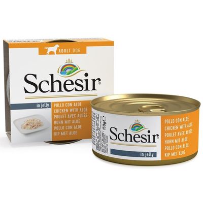 SCHESIR - Pâtée Chien - Filet Poulet Aloès