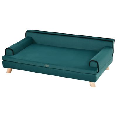 PawHut - Canapé chien design scandinave bois tissu