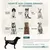 PawHut - Canapé chien design scandinave bois tissu