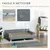 PawHut - Canapé chien design scandinave bois tissu PawHut - Canapé chien design scandinave bois tissu