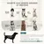 PawHut - Canapé chien design scandinave bois tissu PawHut - Canapé chien design scandinave bois tissu