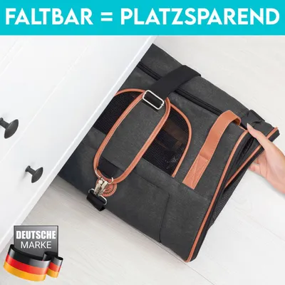 HUND IST KÖNIG Hundetasche & Katzentasche bis 6,5 kg, leicht & faltbar HUND IST KÖNIG Hundetasche & Katzentasche bis 6,5 kg, leicht & faltbar