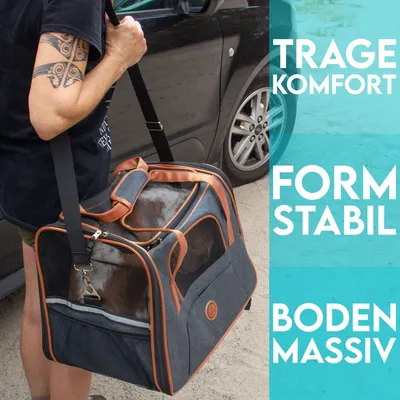 HUND IST KÖNIG Hundetasche & Katzentasche bis 8 kg, leicht & faltbar HUND IST KÖNIG Hundetasche & Katzentasche bis 8 kg, leicht & faltbar