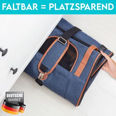 HUND IST KÖNIG Hundetasche & Katzentasche bis 6,5 kg, leicht & faltbar HUND IST KÖNIG Hundetasche & Katzentasche bis 6,5 kg, leicht & faltbar