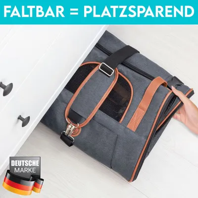 HUND IST KÖNIG Hundetasche & Katzentasche bis 6,5 kg, leicht & faltbar HUND IST KÖNIG Hundetasche & Katzentasche bis 6,5 kg, leicht & faltbar
