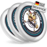 HUND IST KÖNIG Dosendeckel für Tierfutter (3 Stk.), BPA-frei, Made in DE