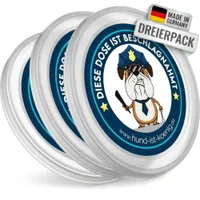 HUND IST KÖNIG Dosendeckel für Tierfutter (3 Stk.), BPA-frei, Made in DE
