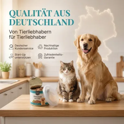 HUND IST KÖNIG Dosendeckel für Tierfutter (3 Stk.), BPA-frei, Made in DE