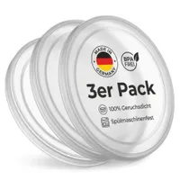 HUND IST KÖNIG Dosendeckel für Tierfutter (3 Stk.), BPA-frei, Made in DE