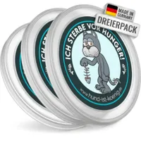 HUND IST KÖNIG Dosendeckel für Tierfutter (3 Stk.), BPA-frei, Made in DE
