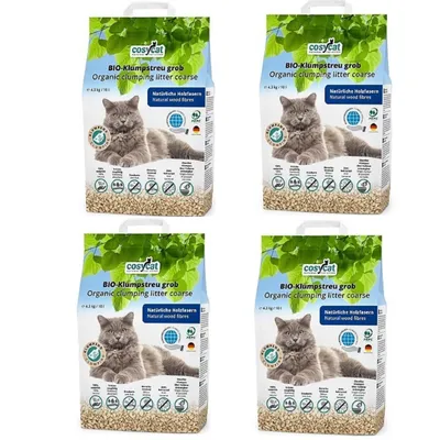 CosyCat Bio-Klumpstreu GROB aus Holz 100% natürliches Katzenstreu CosyCat Bio-Klumpstreu GROB aus Holz 100% natürliches Katzenstreu