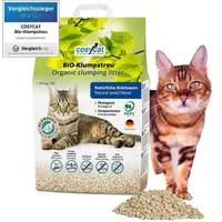 CosyCat Bio-Klumpstreu FEIN aus Holz 100% natürliches Katzenstreu