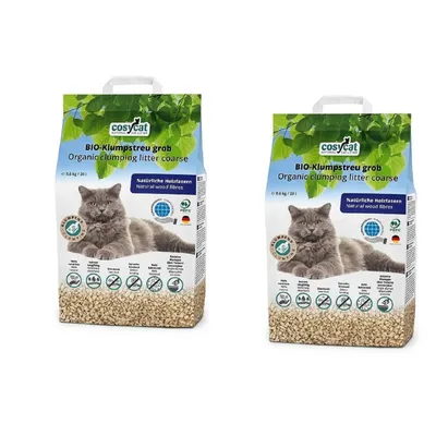 CosyCat Bio-Klumpstreu GROB aus Holz 100% natürliches Katzenstreu CosyCat Bio-Klumpstreu GROB aus Holz 100% natürliches Katzenstreu