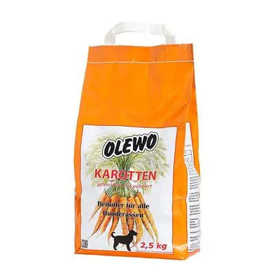 Olewo Karotten-Pellets | Ergänzungsfuttermittel für Hunde