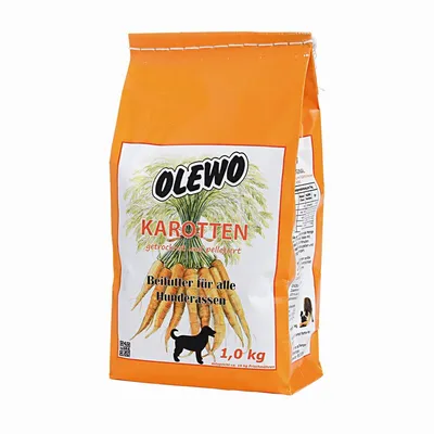 Olewo Karotten-Pellets | Ergänzungsfuttermittel für Hunde