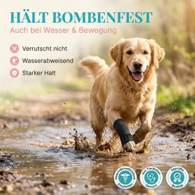 HUND IST KÖNIG selbstklebender Verband, 12 Rollen (4,7m x 5cm) Haftbandage