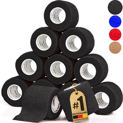 HUND IST KÖNIG selbstklebender Verband, 12 Rollen (4,7m x 5cm) Haftbandage