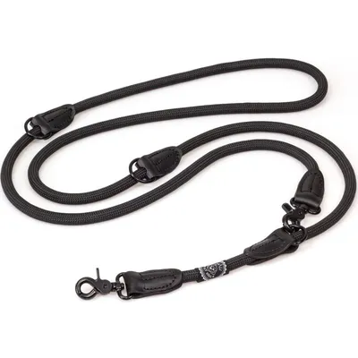 HUND IST KÖNIG robuste Hundeleine 2,3 m aus Kletterseil, 3-fach verstellbar HUND IST KÖNIG robuste Hundeleine 2,3 m aus Kletterseil, 3-fach verstellbar
