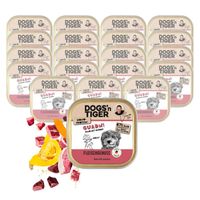 Packung Dogs'n Tiger Guadn Schale, Hundefutter, Rind & Kürbis