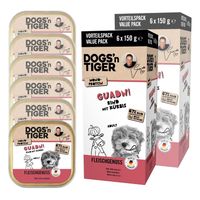 Packung Dogs'n Tiger Guadn Multibox, Hundefutter, Rind & Kürbis