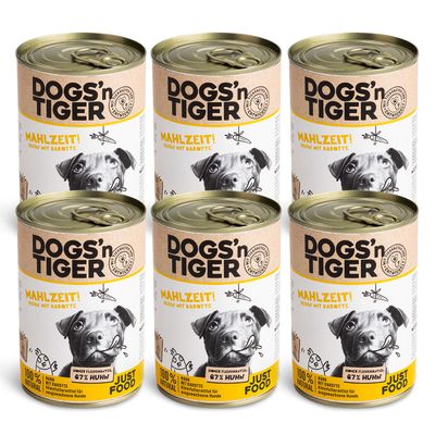 Dogs’n Tiger Mahlzeit, Hundefutter, Huhn mit Karotte