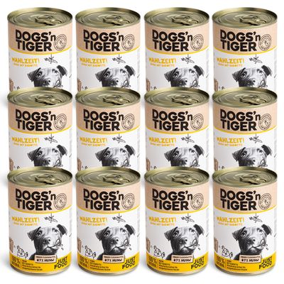 Dogs’n Tiger Mahlzeit, Hundefutter, Huhn mit Karotte