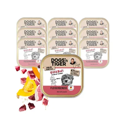 Dogs’n Tiger Guadn Schale, Hundefutter, Rind & Kürbis Dogs’n Tiger Guadn Schale, Hundefutter, Rind & Kürbis