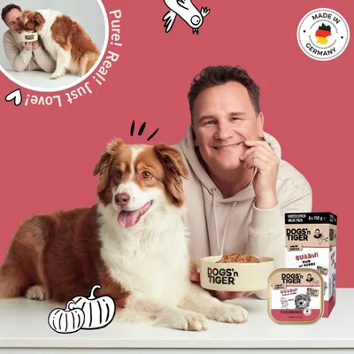 Dogs’n Tiger Guadn Schale, Hundefutter, Rind & Kürbis Dogs’n Tiger Guadn Schale, Hundefutter, Rind & Kürbis