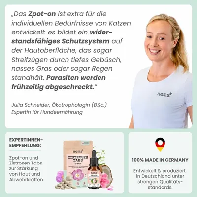 Zpot-on für Katzen mit pflanzenbasierter Rezeptur Zpot-on für Katzen mit pflanzenbasierter Rezeptur
