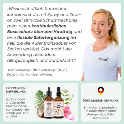 Zpray für Hunde & Menschen gegen Zecken, Flöhe & Mücken Zpray für Hunde & Menschen gegen Zecken, Flöhe & Mücken