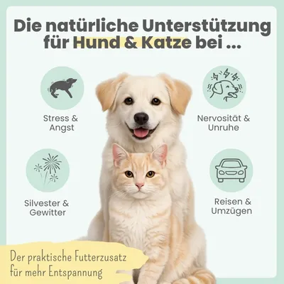 Wohlfühlmix für Hunde & Katzen bei Stress & Angst Wohlfühlmix für Hunde & Katzen bei Stress & Angst