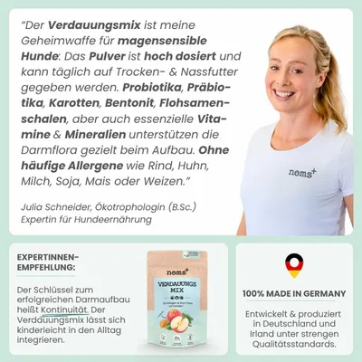 Verdauungsmix für Hunde bei Sodbrennen, Pfotenlecken & Kotfressen Verdauungsmix für Hunde bei Sodbrennen, Pfotenlecken & Kotfressen