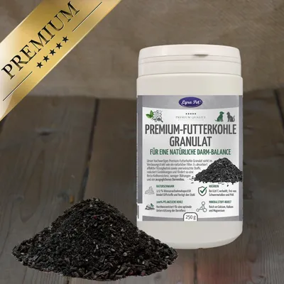 Lyra Pet® Premium-Futterkohle Granulat für Hunde und Katzen