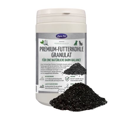 Lyra Pet® Premium-Futterkohle Granulat für Hunde und Katzen