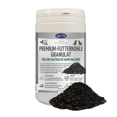 Lyra Pet® Premium-Futterkohle Granulat für Hunde und Katzen