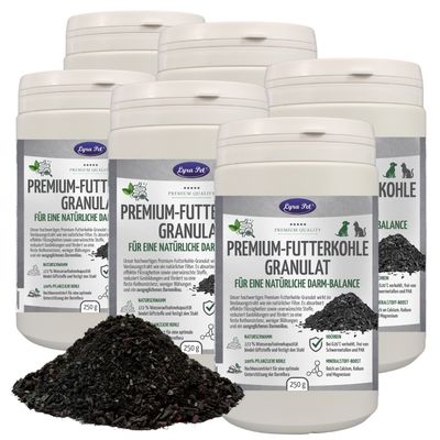 Lyra Pet® Premium-Futterkohle Granulat für Hunde und Katzen