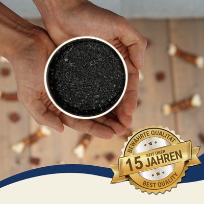Lyra Pet® Granulés de charbon alimentaire haut de gamme pour chiens + chats