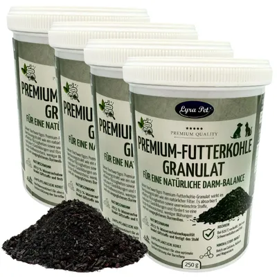 Lyra Pet® Granulés de charbon alimentaire haut de gamme pour chiens + chats Lyra Pet® Granulés de charbon alimentaire haut de gamme pour chiens + chats