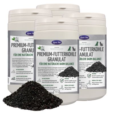 Lyra Pet® Premium-Futterkohle Granulat für Hunde und Katzen