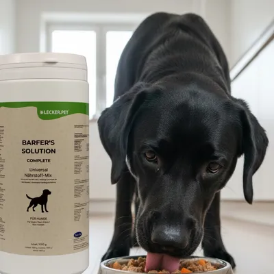 Lecker.Pet Barfer's Solution Complete Universal Nährstoff Pulver für Hunde