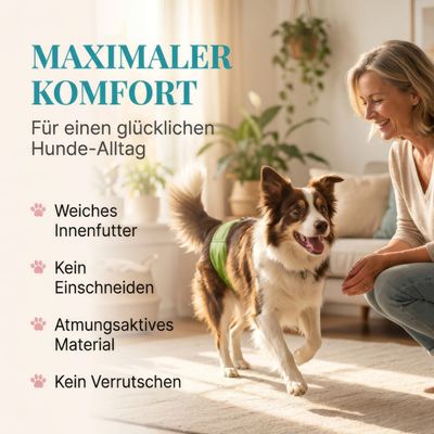 HUND IST KÖNIG waschbare Hundewindeln für Rüden (3 Stk), saugstark & bequem