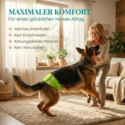 HUND IST KÖNIG waschbare Hundewindeln für Rüden (3 Stk), saugstark & bequem HUND IST KÖNIG waschbare Hundewindeln für Rüden (3 Stk), saugstark & bequem