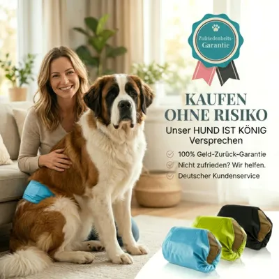 HUND IST KÖNIG waschbare Hundewindeln für Rüden (3 Stk), saugstark & bequem HUND IST KÖNIG waschbare Hundewindeln für Rüden (3 Stk), saugstark & bequem