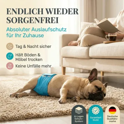HUND IST KÖNIG waschbare Hundewindeln für Rüden (3 Stk), saugstark & bequem HUND IST KÖNIG waschbare Hundewindeln für Rüden (3 Stk), saugstark & bequem