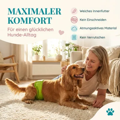 HUND IST KÖNIG waschbare Hundewindeln für Rüden (3 Stk), saugstark & bequem HUND IST KÖNIG waschbare Hundewindeln für Rüden (3 Stk), saugstark & bequem