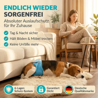 HUND IST KÖNIG waschbare Hundewindeln für Rüden (3 Stk), saugstark & bequem HUND IST KÖNIG waschbare Hundewindeln für Rüden (3 Stk), saugstark & bequem