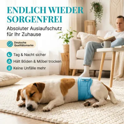 HUND IST KÖNIG waschbare Hundewindeln für Rüden (3 Stk), saugstark & bequem HUND IST KÖNIG waschbare Hundewindeln für Rüden (3 Stk), saugstark & bequem