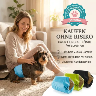 HUND IST KÖNIG waschbare Hundewindeln für Rüden (3 Stk), saugstark & bequem HUND IST KÖNIG waschbare Hundewindeln für Rüden (3 Stk), saugstark & bequem