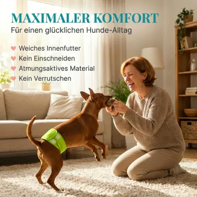 HUND IST KÖNIG waschbare Hundewindeln für Rüden (3 Stk), saugstark & bequem HUND IST KÖNIG waschbare Hundewindeln für Rüden (3 Stk), saugstark & bequem
